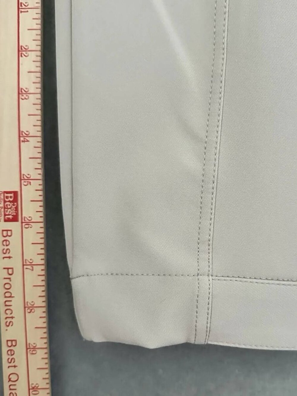 Athleta Endless High Rise Cargo Pant Sz 8 Abalone Beige Tapered Travel Trousers - Picture 11 of 13
